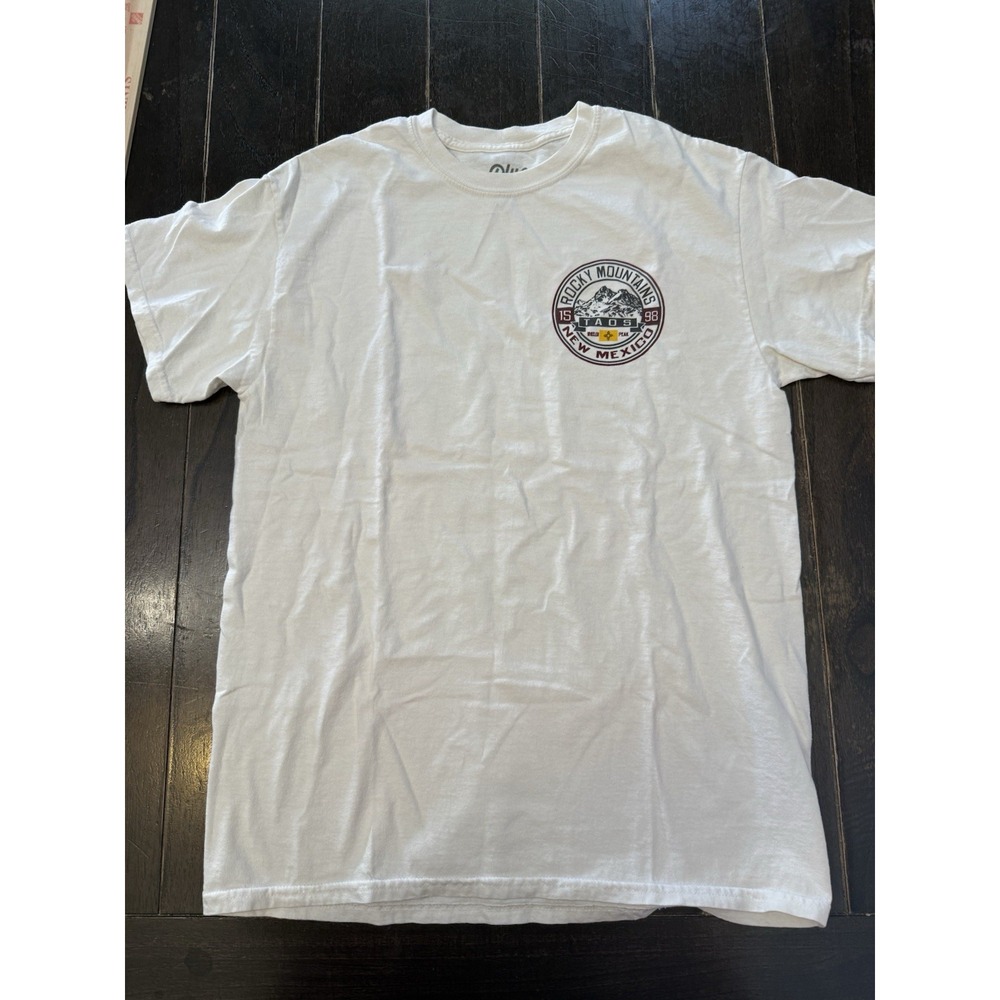 Taos New Mexico Rocky Mountains Graphic T Shirt White Medium Travel Tee